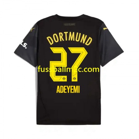 Fußballtrikots Borussia Dortmund Karim Adeyemi 27 Auswärts Trikotsatz 2024-2025